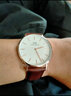 丹尼尔惠灵顿（DanielWellington）dw手表男 简约石英男士手表时尚欧美腕表 送男友送父亲节日礼物 白盘无纹黑皮带丨男表40MM-DW007 实拍图