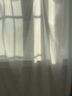 诺罗幻影纱帘窗帘白色透光不透人加厚客厅阳台隔断帘卧室飘窗窗纱日式 幻影纱四爪钩款  宽2米*高2米/1片 实拍图