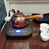 容山堂侧把铜壶手工泡茶烧水壶加厚煮茶壶家用木把煮茶壶功夫茶具煮茶器 祥云款+小悦黑胡桃电陶炉套装 实拍图