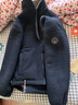 尔汝交出口挪威单加绒加厚双面摇粒绒抓绒衣男秋冬保暖休闲宽松大码外套 藏青色 L 【160-180斤】 实拍图