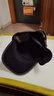 畅印 中老年人帽子男士毛呢保暖帽秋冬天爸爸爷爷帽老头加厚护耳鸭舌帽 平顶帽黑色 实拍图