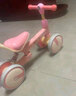 飞鸽平衡车滑行车童车四轮宝宝学步车婴幼儿童溜溜防侧翻小孩1-3-4岁 粉色【减震基础款】 实拍图
