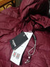 鸭鸭佟丽娅同款轻薄羽绒服女冬短款新款薄款高端时尚女款秋冬外套KXM 酒红色【连帽款】 3XL 实拍图