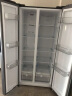 上菱461升双开门冰箱对开门风冷无霜型一级能效变频超薄 深 60cm 左右家用大容量电冰箱BSE461PWL 实拍图