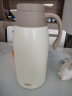 爱仕达（ASD）保温壶家用2.5L按压式不锈钢暖水壶大容量热水瓶白色RWS25P8WG-W 实拍图