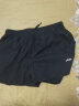 李宁（LI-NING)羽毛球服女款短裤休闲运动速干短裤AKSR612-2标准黑XL码 实拍图