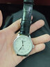 时仕（SEURE）1853天梭表带真皮手表带男适用力洛克俊雅海星卡森杜鲁尔蝴蝶扣升级款表带 黑色【无扣凹口】 19mm 实拍图