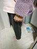 多妙屋女童裤子加绒加厚秋冬款2025儿童一体绒休闲裤宽松女大童保暖童装 【奥粒绒】深灰/CDMW002 140 cm 实拍图
