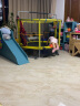 迪步（DIBU）蹦蹦床儿童家用蹦床室内成人运动健身弹跳床 1.4米 直径带单杠吊床/黄外罩 实拍图