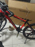 凤凰（Phoenix）山地自行车成人男女学生青少年减震变速越野公路通勤车山地车 24寸白蓝碳钢车架十刀轮 30速数字指拨（前中后全轴承） 实拍图