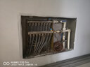 地暖分水器遮挡罩百叶窗通风对开门铝合金定制暖气罩黑色灰色白色 支持定制尺寸和颜色 实拍图