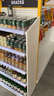 乐品展示 新款超市货架进口食品单面展示架便利店钢木货柜母婴文具店架子 【乐优款】（钢背板）双面组合八 实拍图