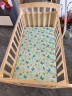 贝多美（beedome）新生婴儿床拼接大床可移动实木无漆欧式宝宝bb多功能摇篮床童床 小床+蚊帐+蓝色海洋五件套 晒单实拍图