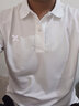 特步（XTEP） t恤男士短袖翻领POLO衫夏季新款服饰透气耐磨速干宽松大码休闲上衣运动服冰丝T恤潮 珍珠白-透气速干 S 165 实拍图