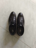 卡帝乐鳄鱼（CARTELO）软牛皮男士皮鞋商务正装鞋男耐磨透气皮鞋男9611 黑色增高款 44 实拍图