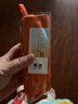 美度（MAYDU）五折迷你胶囊伞太阳伞防晒防紫外线遮阳小巧便携两用晴雨伞M555 五折-六骨橘红色 实拍图