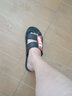 卡帝乐鳄鱼拖鞋男士休闲拖鞋浴室家居一字拖百搭凉拖鞋子 男 1492 黑红 41 实拍图