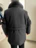 俞兆林中老年棉衣男冬季男士加绒加厚棉袄冬装中长款爸爸装保暖棉服外套 黑色 180/XL (115-130斤)穿 实拍图