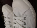无印良品（MUJI）男女通用不易疲劳不易沾水运动鞋无性别男款女款小白鞋帆布鞋鞋子 灰色（图案） 35 码/225mm（尺码偏大拍小一码） 实拍图