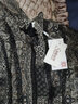 莎妮朵罗大码女装2025夏装新品胖女人遮肚子印花连衣裙+吊带裙两件套18024 黑色 XL建议115-130斤穿着 实拍图