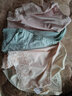 奢和【4条装】冰丝无痕内裤女士中腰性感蕾丝边透气抑菌裆三角裤大码 混色（默认随机，选色联系） 4条 XL 【适合体重135-160斤】 实拍图