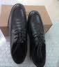 波图蕾斯皮鞋男士系带大头商务休闲正装鞋厚底德比鞋男耐磨 6128 黑色 42 实拍图