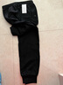 季骆森运动裤男春秋季宽松棉质束脚收口小脚加绒加厚大码健身休闲长裤子 纯黑色拉链款【春秋常规款】 2XL 实拍图