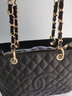 香奈儿（Chanel）【二手99新】香奈儿Chanel GST PST CF女包黑金黑银 荔枝皮 手提 单肩女士手袋  闲置未使用黑金 实拍图