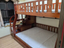 临稚 胡桃木 儿童上下床实木高低床双层床上下铺床两层木床子母床 梯柜款 上铺宽1.3米下铺宽1.5米 晒单实拍图