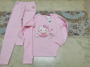 Hello Kitty女童内衣套装棉儿童秋衣套装秋冬秋衣秋裤家居服睡衣裤秋装 【春秋C款】粉色 56018 140cm 适合135-145cm 实拍图