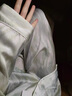 TFZF高端真丝睡衣女春秋长袖送女友七夕礼物夏季桑蚕丝家居服礼盒套装 流光绿【长袖长裤】礼盒装 M 实拍图