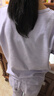 红豆儿童纯棉内衣套装男女童秋衣秋裤秋冬保暖低领棉毛衫M1232浅紫170 实拍图