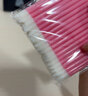 美肤语化妆刷一次性唇刷棒口红刷(粉色100支)唇膜唇膏棉签唇釉刷MF8802 实拍图