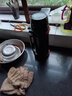 慕馨（moosen）保温壶杯大容量户外暖水壶杯304不锈钢车载旅行开热水瓶家用定制 升级抗菌-黑(4斤水)2L 实拍图