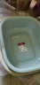 加厚长方形塑料洗脸盆家用大号洗衣洗菜盆婴儿洗澡盆学生宿舍脸盆 【中号+大号】粉色 实拍图