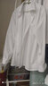 宾牧鸟商务胖子衬衫男宽松特大码长袖白衬衣加肥加大号休闲免烫职业工装 白色 XL 42适合160-170斤 实拍图