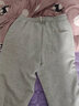 舍纯秋冬季灰色裤子男韩版潮流宽松百搭休闲长裤港风运动加绒加厚束脚裤 灰色 L 实拍图