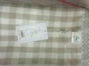 双鹤亚麻 亚麻凉席三件套 夏季亚麻凉席床单 儿童席子空调席可机洗可折叠 麻色格子（配枕套）雨露麻加厚 1.8米床适用 (实发 200cm*220cm ） 实拍图