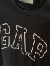 Gap【水洗棉】男女装美式复古LOGO纯棉短袖T恤809021夏季情侣装 黑色 175/92A(S) 晒单实拍图