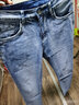 皮尔卡丹牛仔裤男冬季商务长绒棉柔软舒适弹力休闲直筒裤男士蓝色32码 实拍图