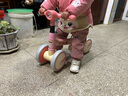 飞鸽平衡车滑行车童车四轮宝宝学步车婴幼儿童溜溜防侧翻小孩1-3-4岁 粉色【减震带灯光】 实拍图
