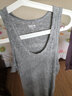 宜而爽纯棉背心男款 新疆棉汗排湿全棉螺纹面料无袖衫打底衫 单件装 浅麻灰罗纹款 M 实拍图