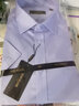 雅戈尔（YOUNGOR）短袖衬衫男素色DP免烫衬衫纯棉面料抗皱易打理新品 GSDP10171IJA蓝色 41 实拍图