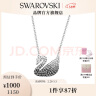 施华洛世奇（SWAROVSKI）【生日礼物】施华洛世奇天鹅 ICONIC SWAN  项链 优雅魅力 镀玫瑰金色（大）5204134 实拍图