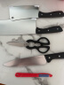 WMF福腾宝刀具套装 厨房切菜刀砍骨刀切片刀中式厨刀套装家用水果刀 带厨房剪刀具 5件套 实拍图