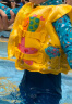 INTEX儿童救生衣浮力背心宝宝游泳装备手臂泳圈水上马甲漂流 趣味图背心(1-5岁)【送小手泵】 实拍图