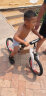 飞鸽 (PIGEON) 儿童平衡车自行车滑步车幼儿男女宝宝小孩滑行车两轮无脚踏车自营单车14寸充气轮银色 实拍图
