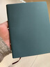 嘉然恒羊巴皮面笔记本本子商务高颜值小记事本口袋便携随身学生文具日记本商务会议记录本可定制 B6墨绿色（单本） 实拍图