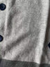 安迪杰克尔（ANDY JEKEL）男童针织开衫秋冬新款洋气打底衫外穿宝秋冬款儿童装外套毛衣 拼色 110cm 晒单实拍图