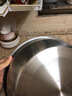 凌丰304不锈钢汤盆加厚加深汤碗洗菜盆和面盆沙拉盆调料盆 菜碟-内径30cm 实拍图